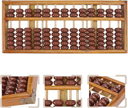 Miniatura 8 de ibasenice Herramientas para niños Niños Contando Madera Estudiantes Calculadora de cuentas Herramientas educativas mentales chinas Ábaco Herramienta