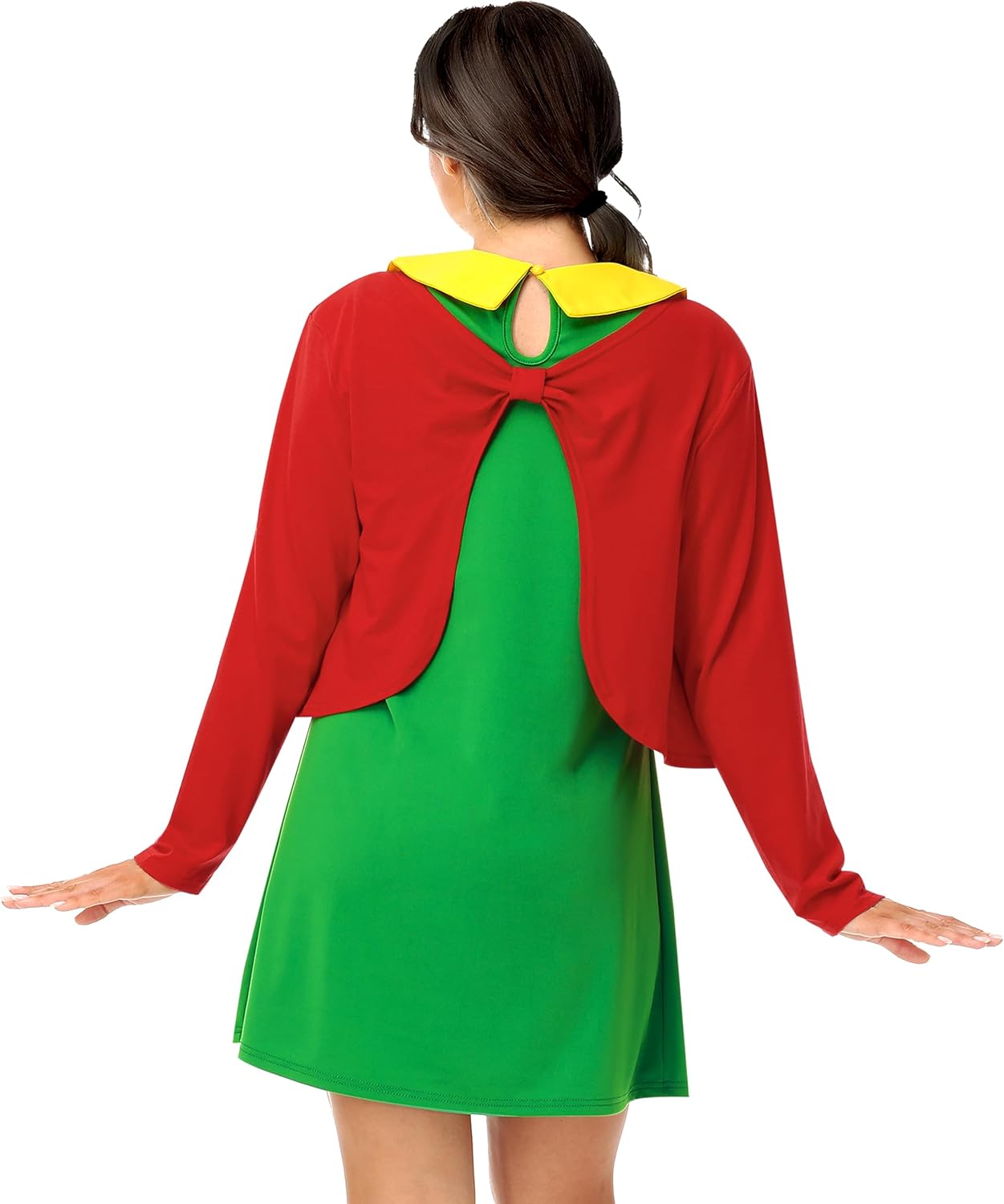 Remimi Adult Halloween Costume Long Sleeves Holiday Outfits Novelty 2 Piece Dress Sets - Image 6