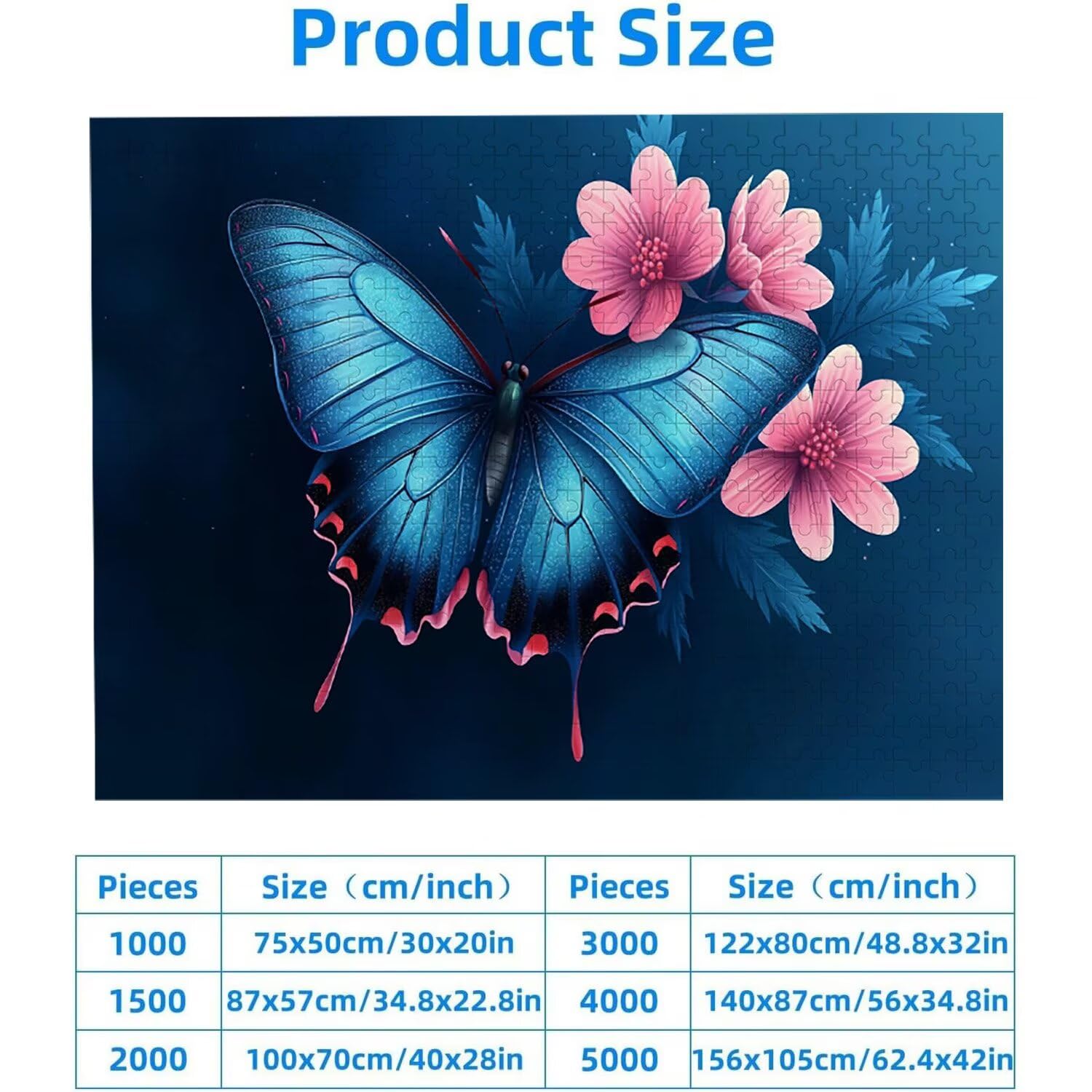 Puzzle 2000 elementów, puzzle dla dorosłych, wyzwanie puzzle, puzzle dla całej rodziny, napis na plecach, prezenty dla mężczyzn i kobiet, temat: (niebieska męska) z-529