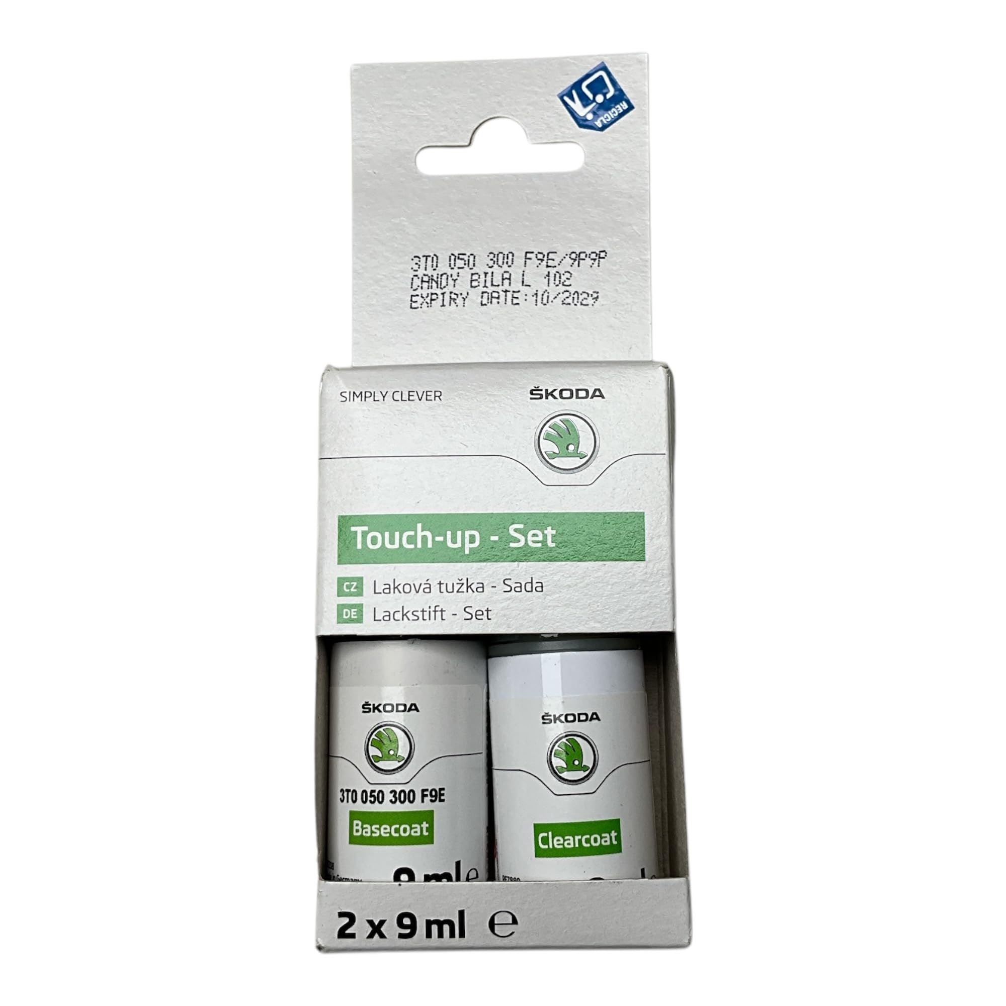 20 Tamponi Per Ritocchi Vernice Auto | 4 Misure Da 1 A 2.5 Mm | Ideali Per Graffi E Scheggiature Sulla Carrozzeria