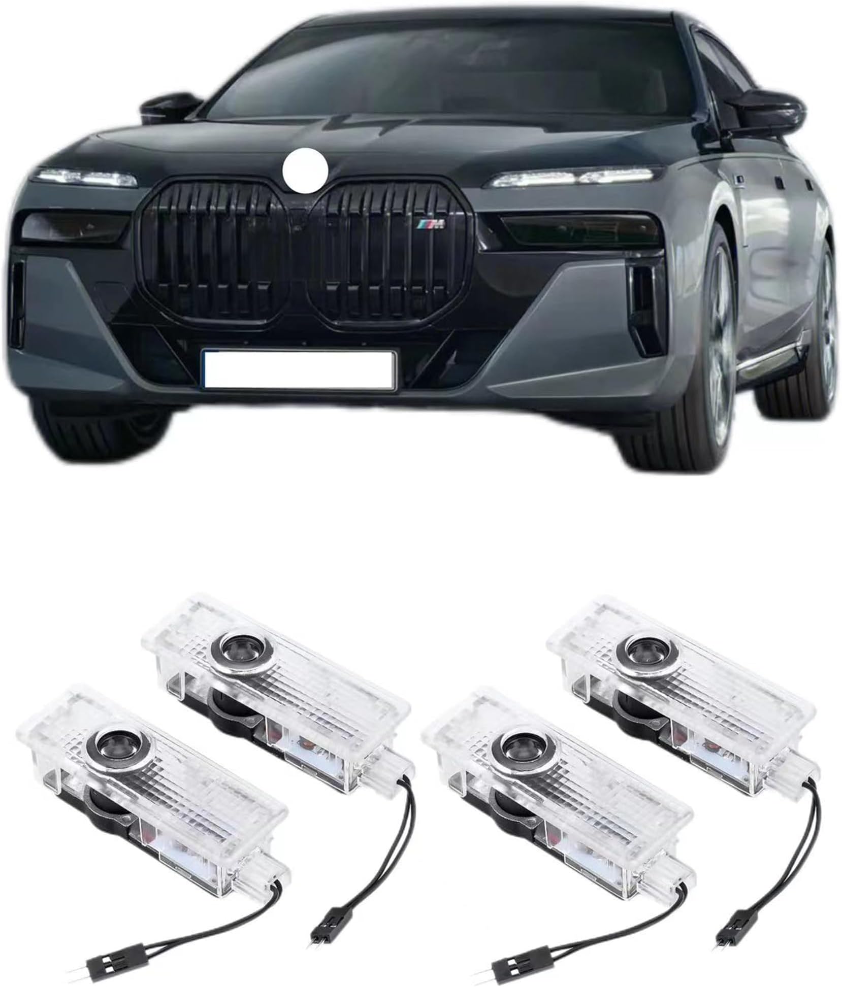 Amazon.com: LZYYQX Car Door Lights for BMW- Ghost Shadow Logo Light for ...