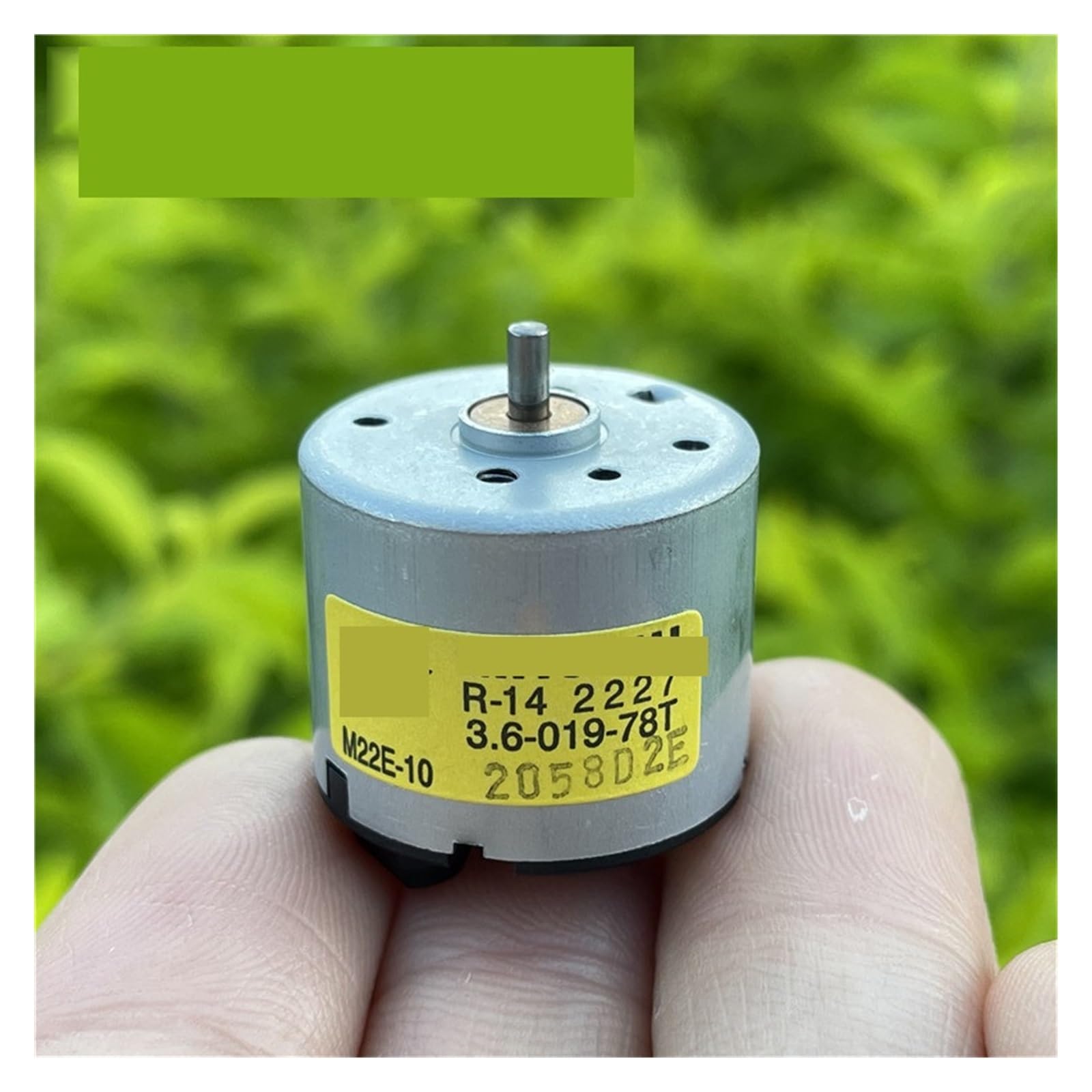 TSIOHKBS 22mm M22E-10/11 6-Pole Rotor 310 DC Electronic Starter 3.7V-6V High Speed Engine for Tattoo Machine Shaver (M22E-10)