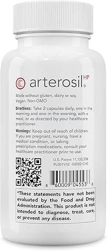 Miniatura 6 de Calroy Health Sciences Arterosil HP Professional - Apoyo para la salud del corazón - Apoyo para la salud de las arterias - Apoyo para la circulación