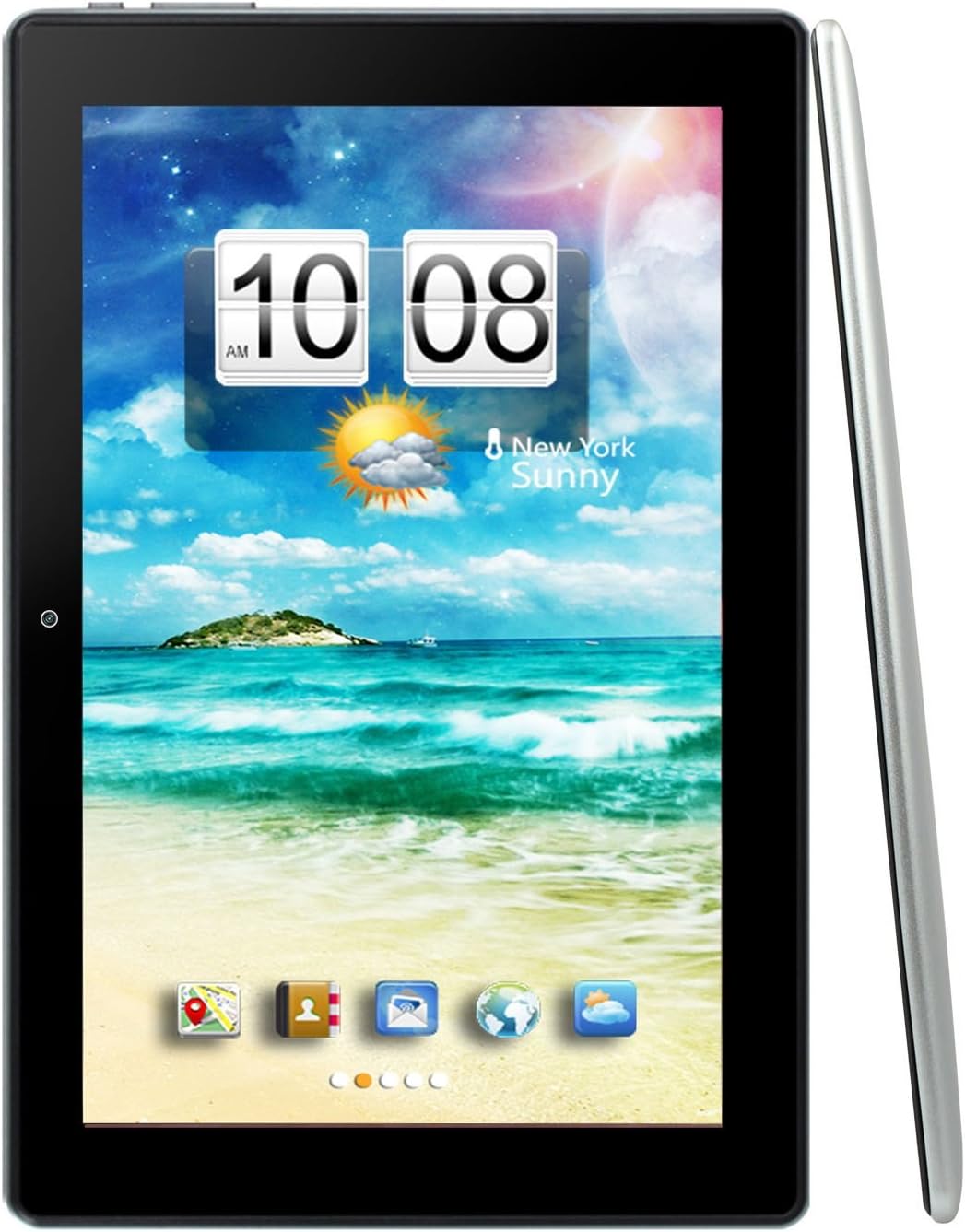 KOCASO M1070 10.1 inch Android 4.1 Tablet PC Dual Core @1.6GHZ ARM Cortex A9 1GB 8GB IPS 1280 * 800 Display Silver Color