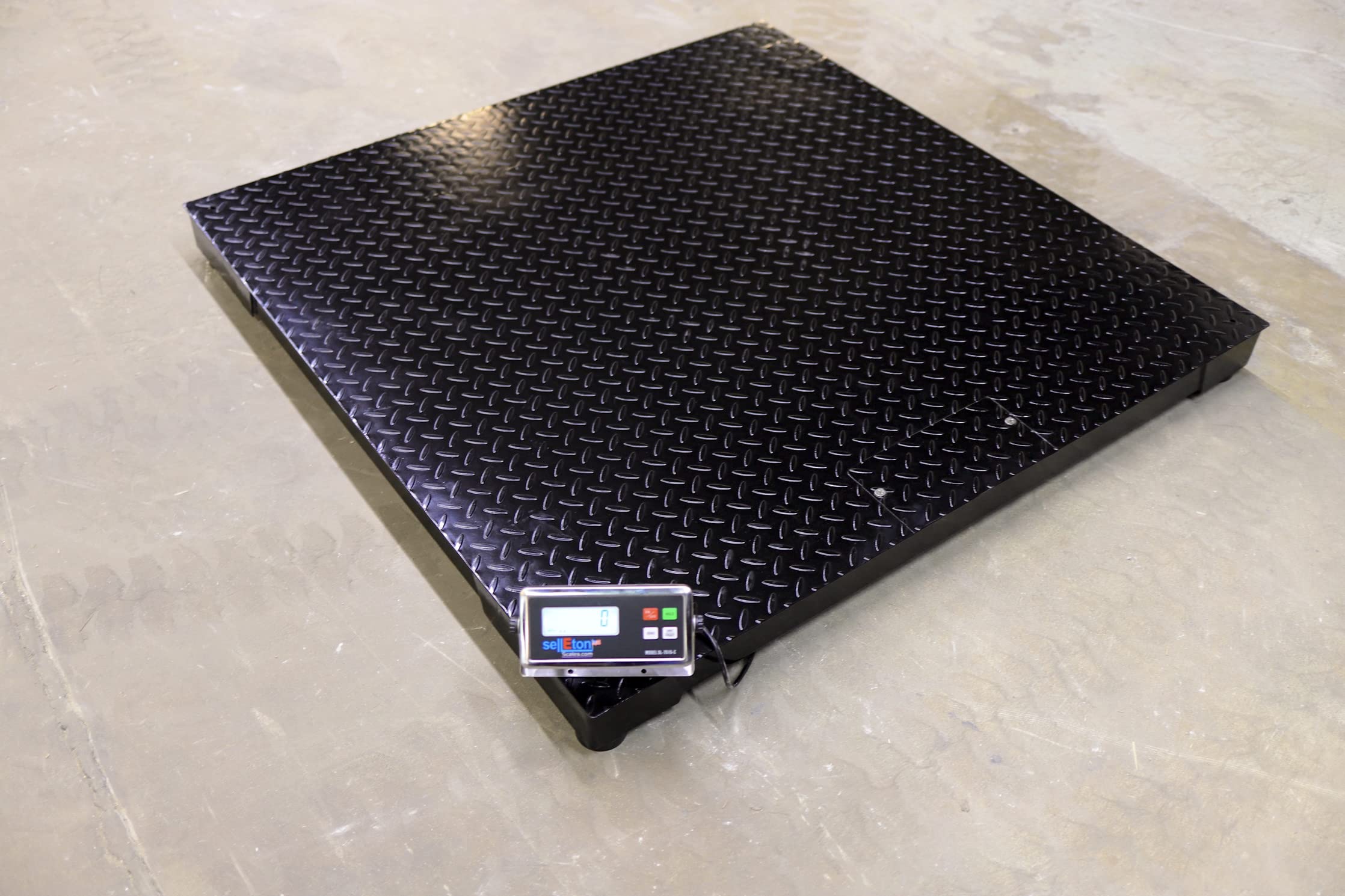 SellEton SL-4040-5k-NN 40 x 40 Industrial Floor Scale l 5000 lbs x 1 lb l Warehouse Pallets — view 4