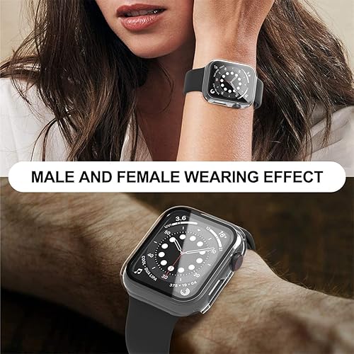 Miniatura 8 de Suoman - Paquete de 2 fundas protectoras de pantalla para Apple Watch de 1.575 pulgadas, para iWatch Series 87654Series SESE 2 de 1.575 pulgadas,