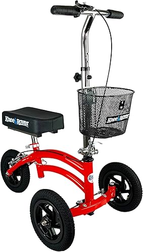 KneeRover Jr - Patinete todo terreno para adultos y niños pequeños en color rojo