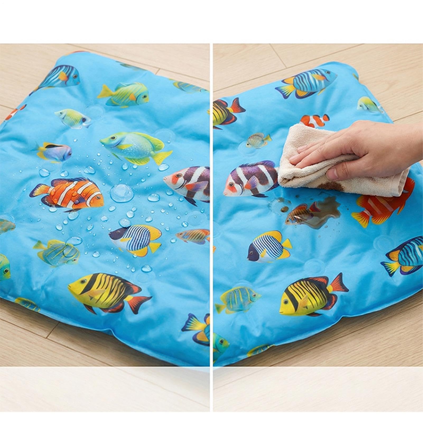 Alfombrilla de refrigeración para perros, transpirable, impermeable, para gatos | Manta refrescante para perros, gatitos, verano, interior, hogar, patio, coche, viaje