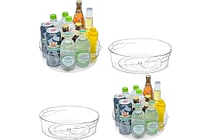 Lazy Susan 4 Pack for Clutter-Free Spaces