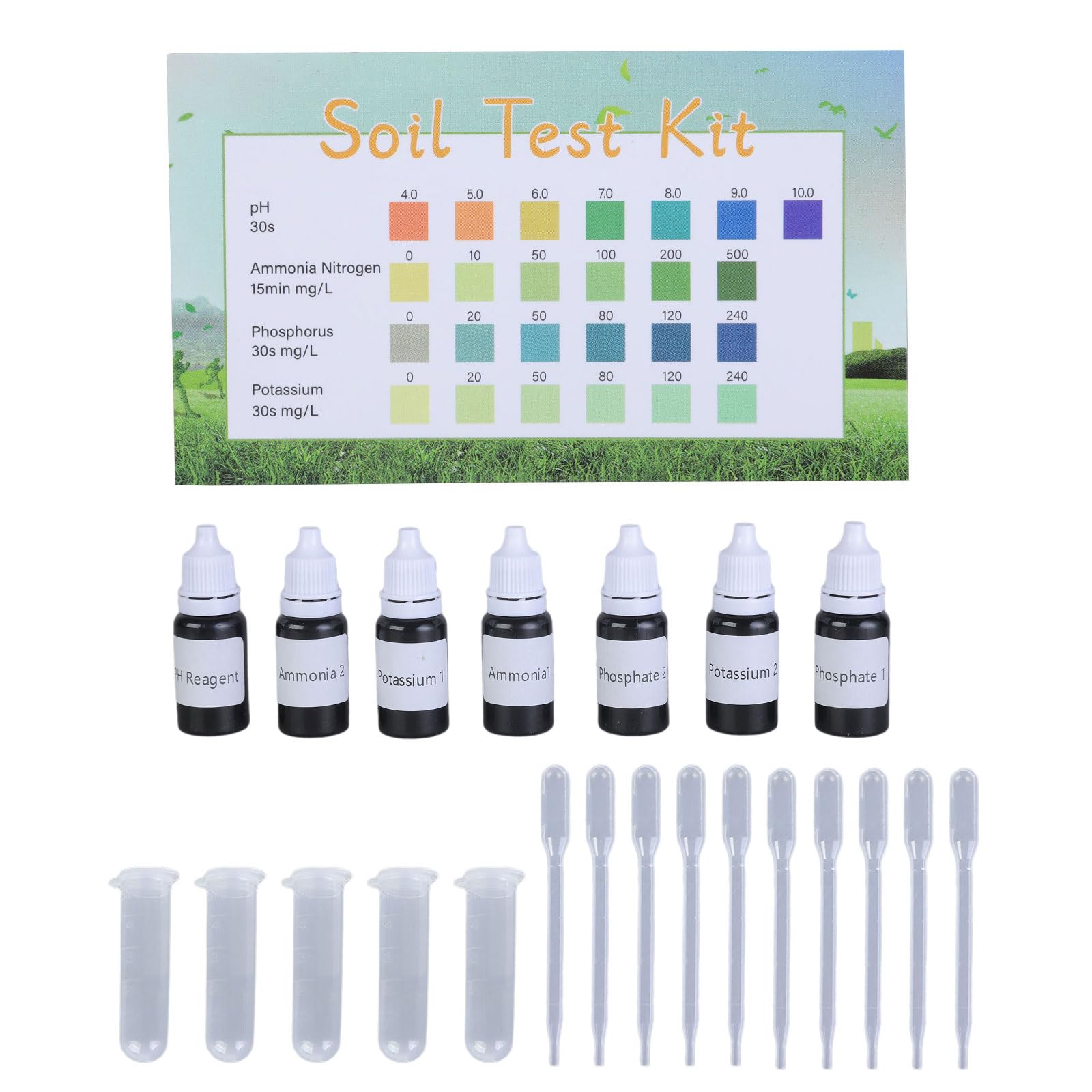 Crffz Efficient Soil Nutrient Tester Suitable For Lawns Garden And Farm Promotes Optimally Soil Condition Plant Growth Realtime Measurement