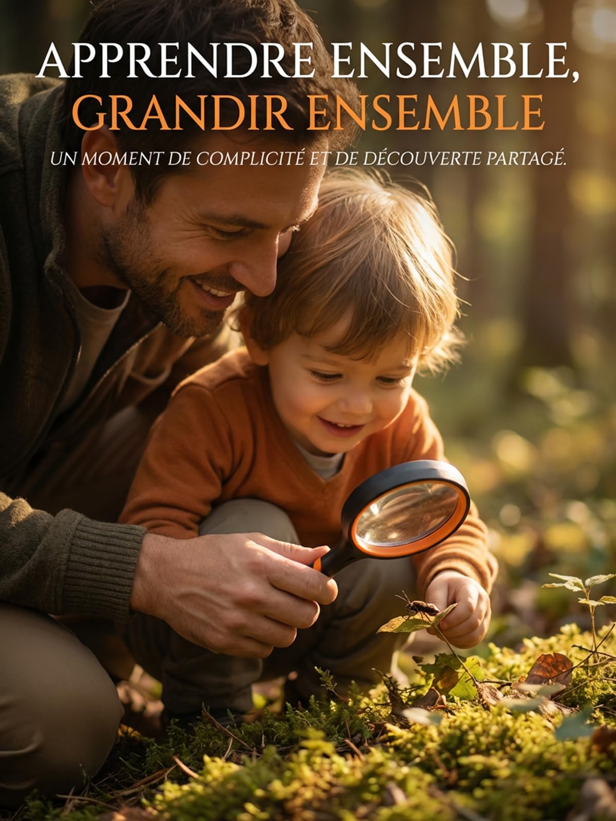 Soleado Loupe Enfant Haute Définition 65mm Lentille Verre Anti-Rayures Manche Caoutchouc Antidérapant