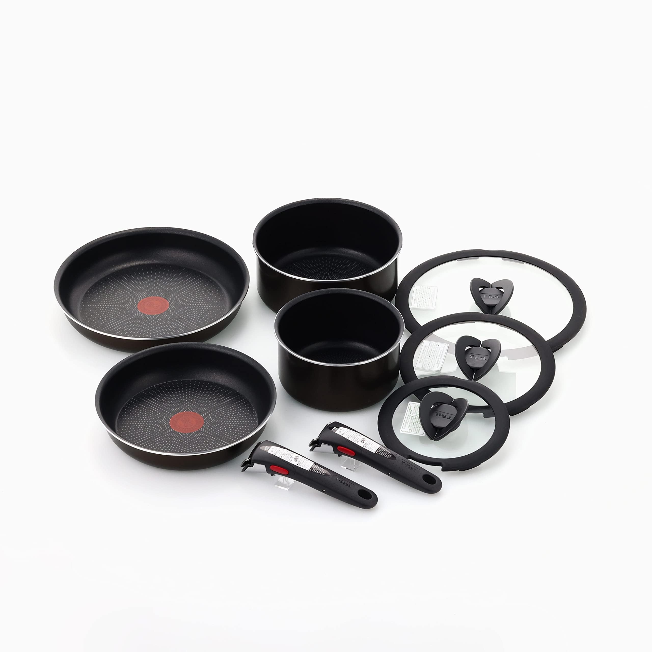 Amazon.co.jp: 【オンライン限定】取っ手のとれる 鍋 フライパンセット