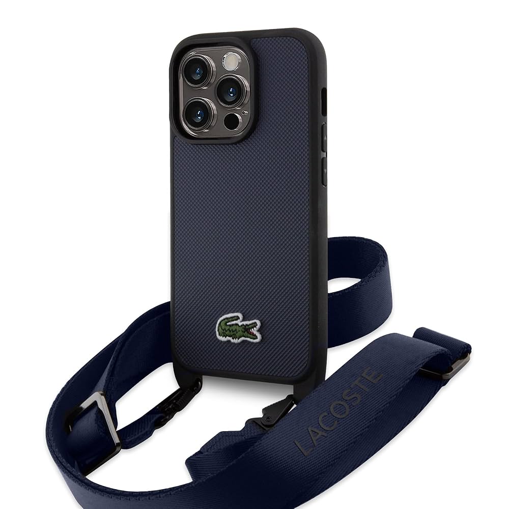 CG MOBILE Funda Lacoste Crossbody para iPhone 15 Pro, Estilo