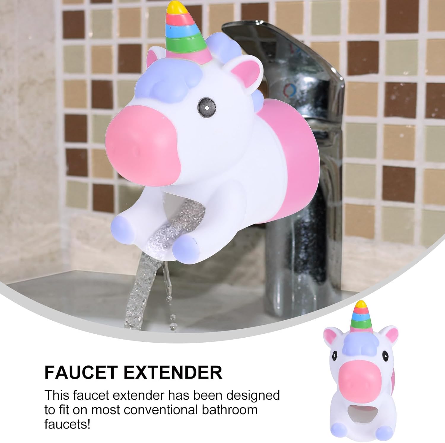jojofuny 1pc Extender Water spout Cover Bath spout Cover Faucet Safety Guard Bath tub Toddler Bath tub tub Toddler tub Sink Faucet Bath tubs for Baby Bathtub Animal PVC