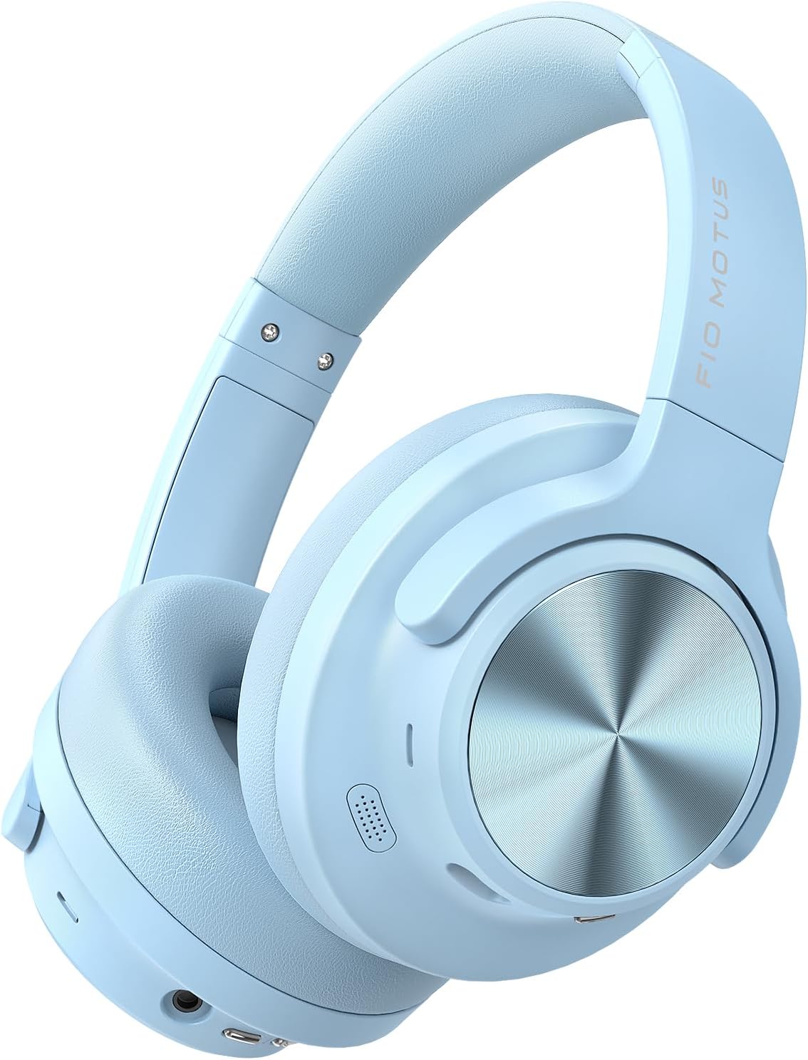 Noise Cancelling Headphones: Wireless Over Ear Bluetooth Headphones with 130H Playtime - Hi-Res Sound Custom EQ via App Deep Bass Comfort Fit Ear Cups for Travel Home Office