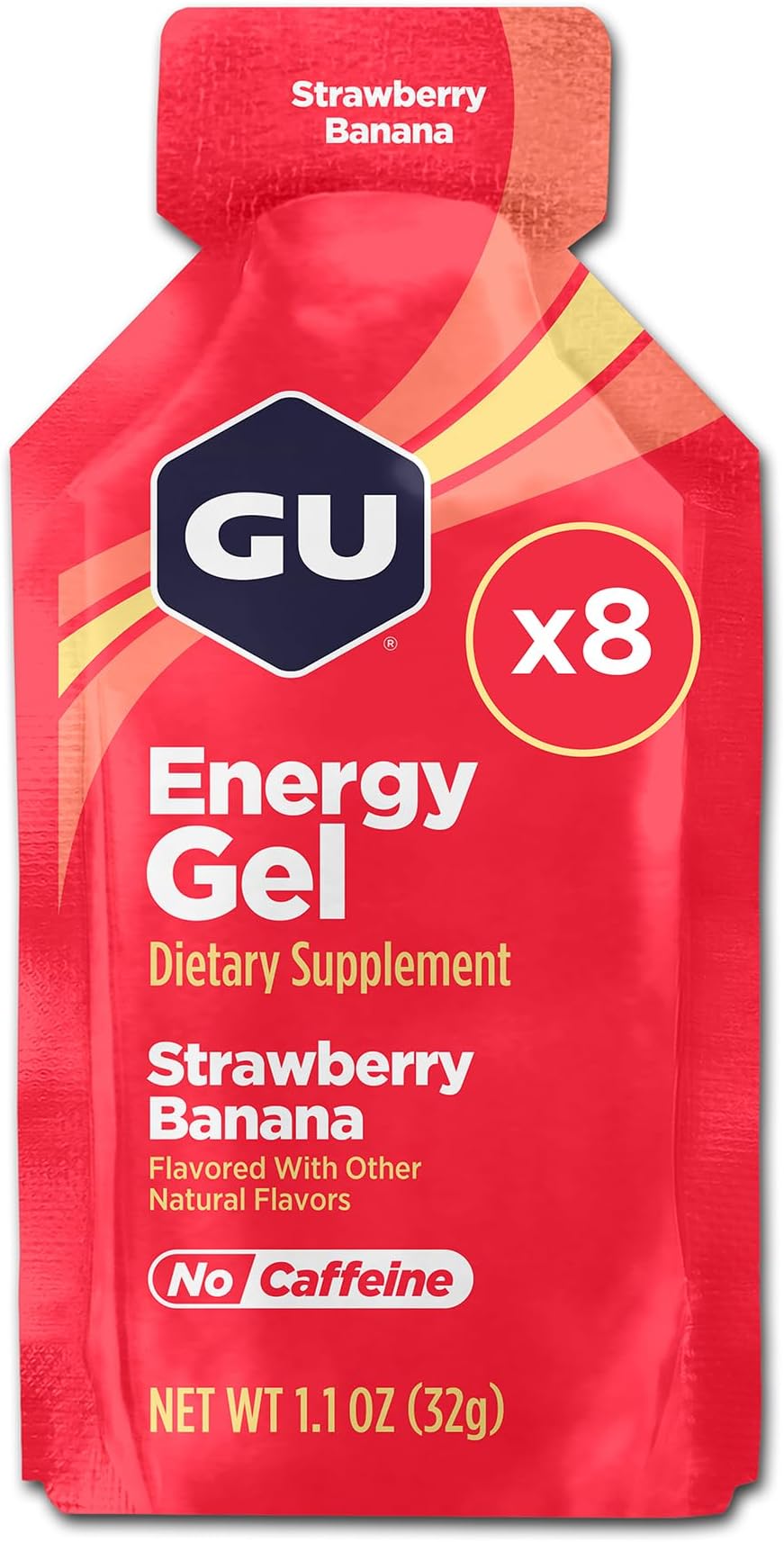 Original Sports Nutrition Energy Gel (Strawberry Banana, 8-Count)