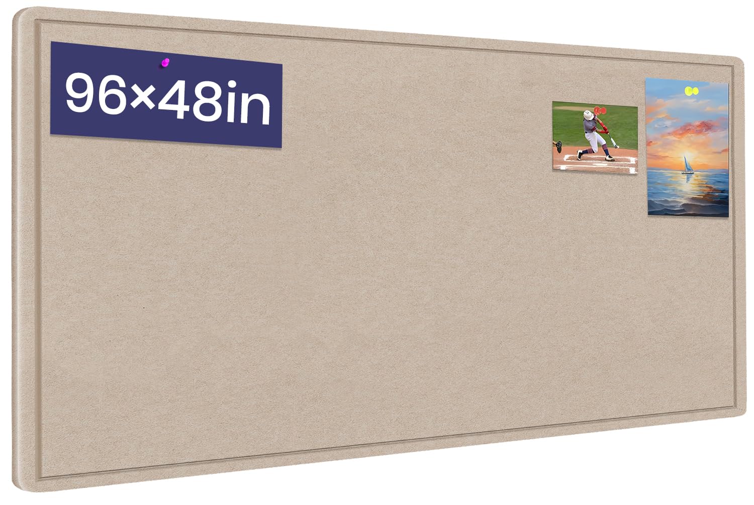 Hrrtyueg Extra Large Felt Cork Board