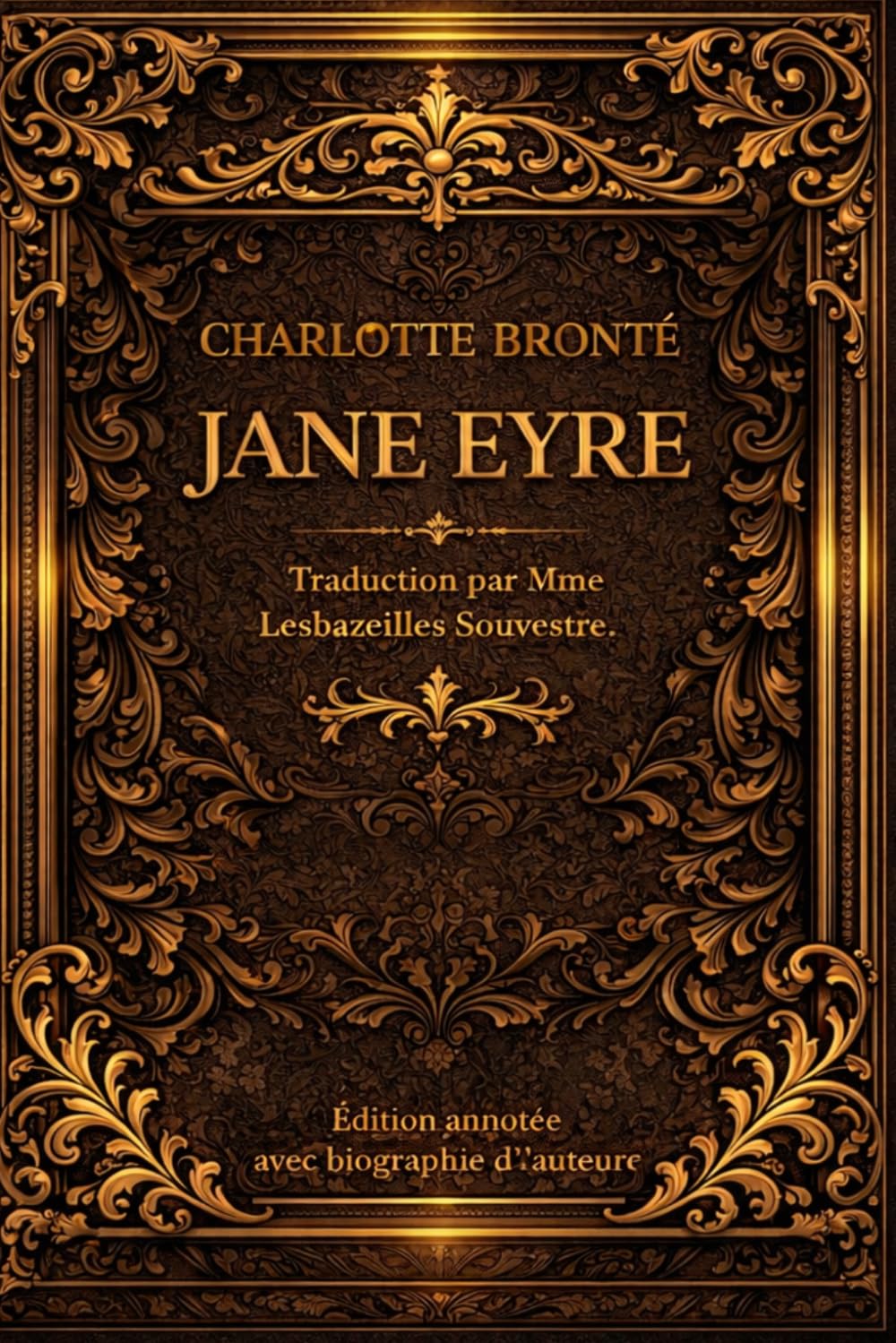 Jane Eyre: Traduction par Mme Lesbazeilles Souvestre. Deux volumes Librairie Hachette et Cie, 1890.Annoté d'une biographie d'auteur