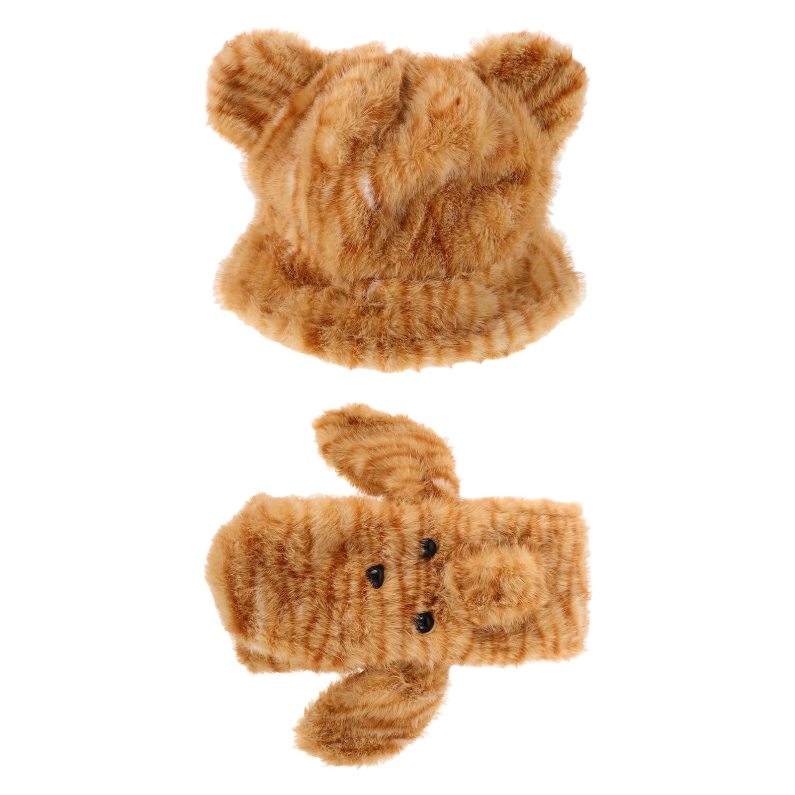 Gorro y bufanda de leopardo para mujer ideal en paseos de invierno 2