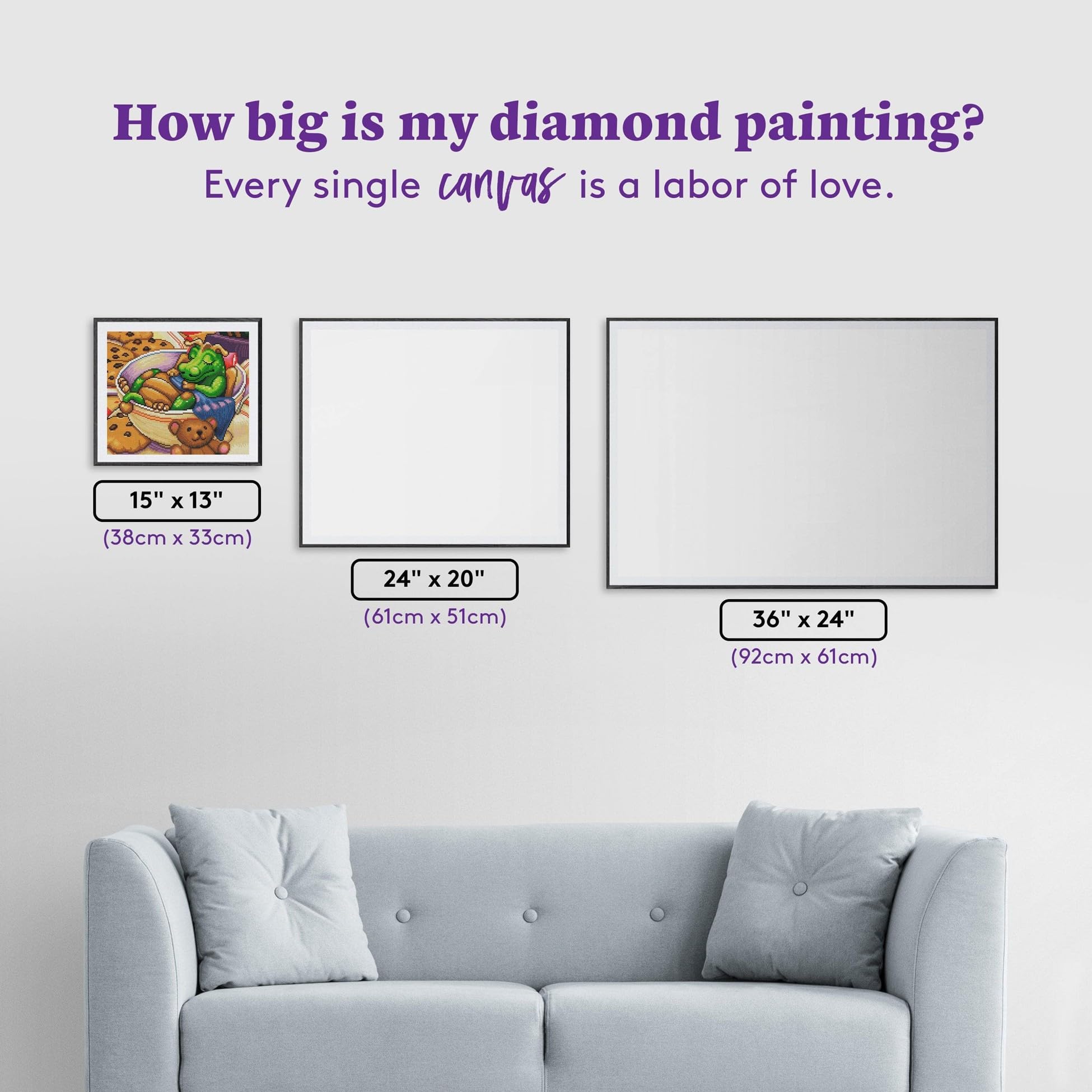 Amazon.com: DIAMOND ART CLUB Naptime Diamond Art Kits for Adults