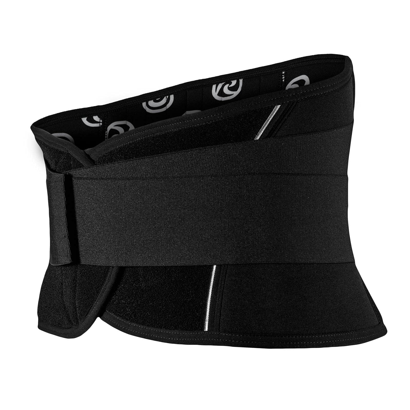 Rehband UD X Stable Back Support, faja lumbar de neopreno 5 mm, soporte de espalda estabilizador para actividades físicas, cinturón lumbar negro con calor y compresión, tallas S-XXL, Talla:XL