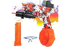 Automatic Gel Blaster with Drum and Goggles for Outdoor Games