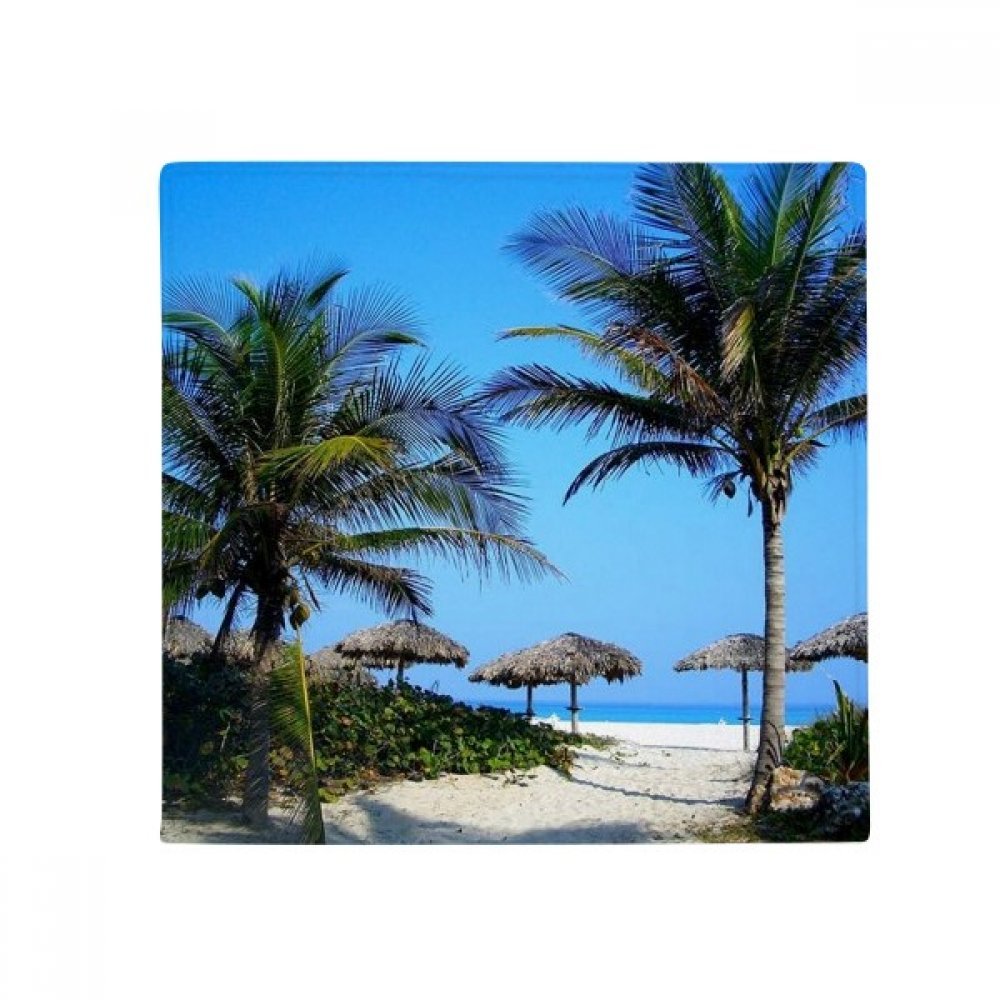 Cadeau 50x50cm tapis de sol imprimé paysage de ciel bleu et mer pour proche