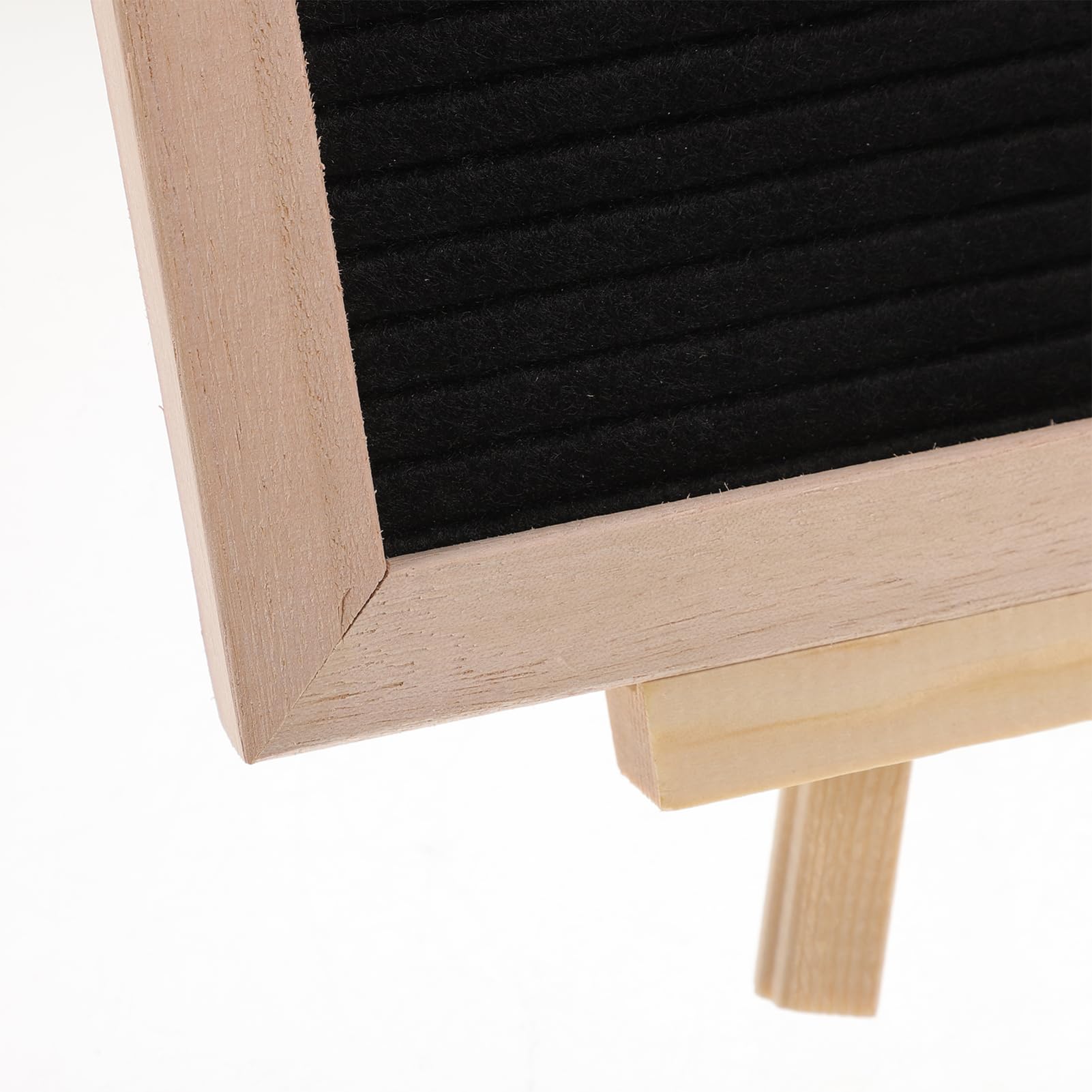 NUOBESTY Bacheca in Tessuto Con Lettere Cornice in Legno Bacheca Per Messaggi e Appunti Per Casa Accessori Da Scrivania