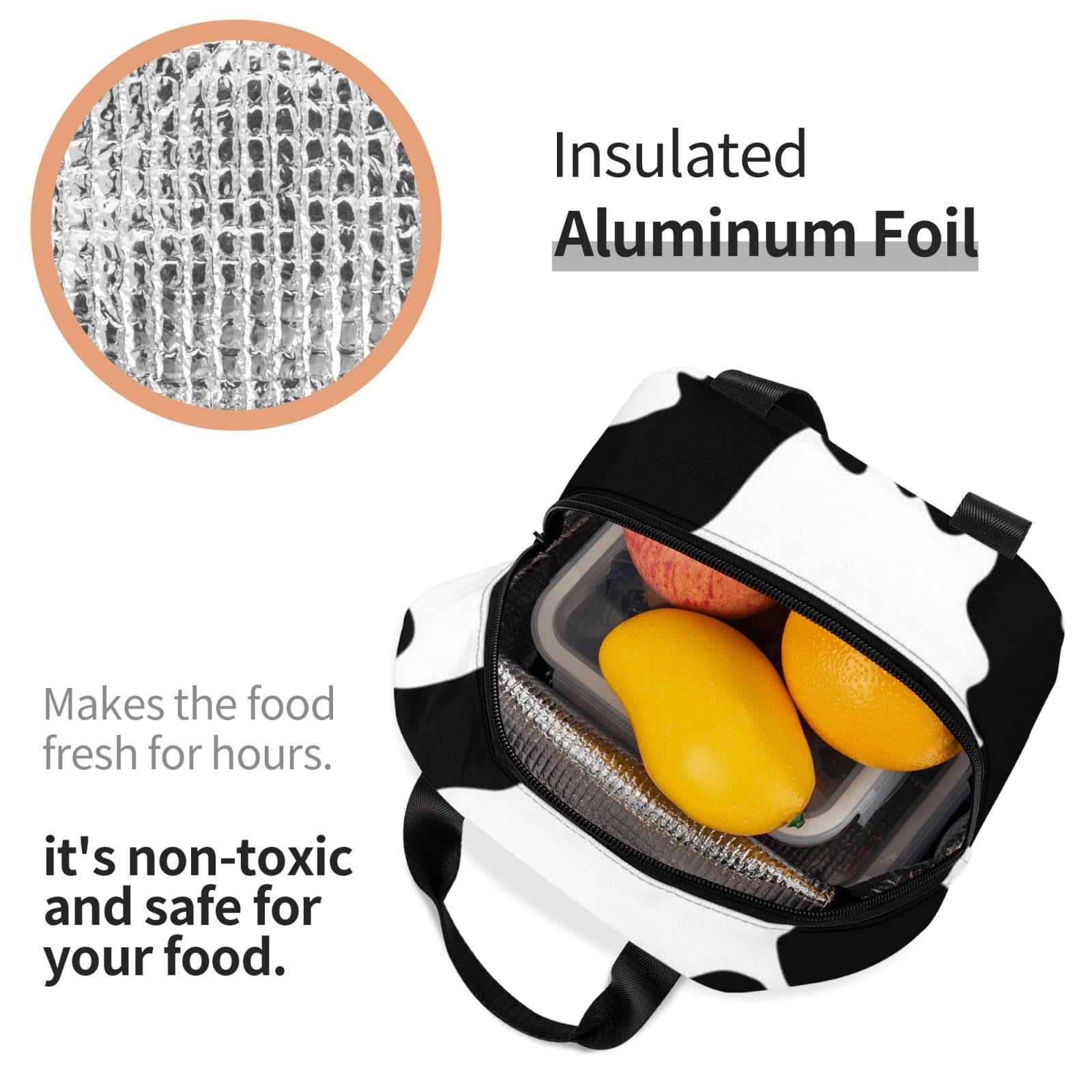 Sac à Déjeuner Isotherme Gothique D'Halloween Avec Poche