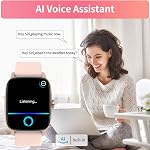 Montres intelligentes pour hommes femmes, avec appel Bluetooth, 1.85" Écran DIY Composez Smartwatch pour Android iPhone. 100+ Modes sportifs, moniteur de rythme cardiaque, AI Tracker de fitness intégré, IP68 imperméable