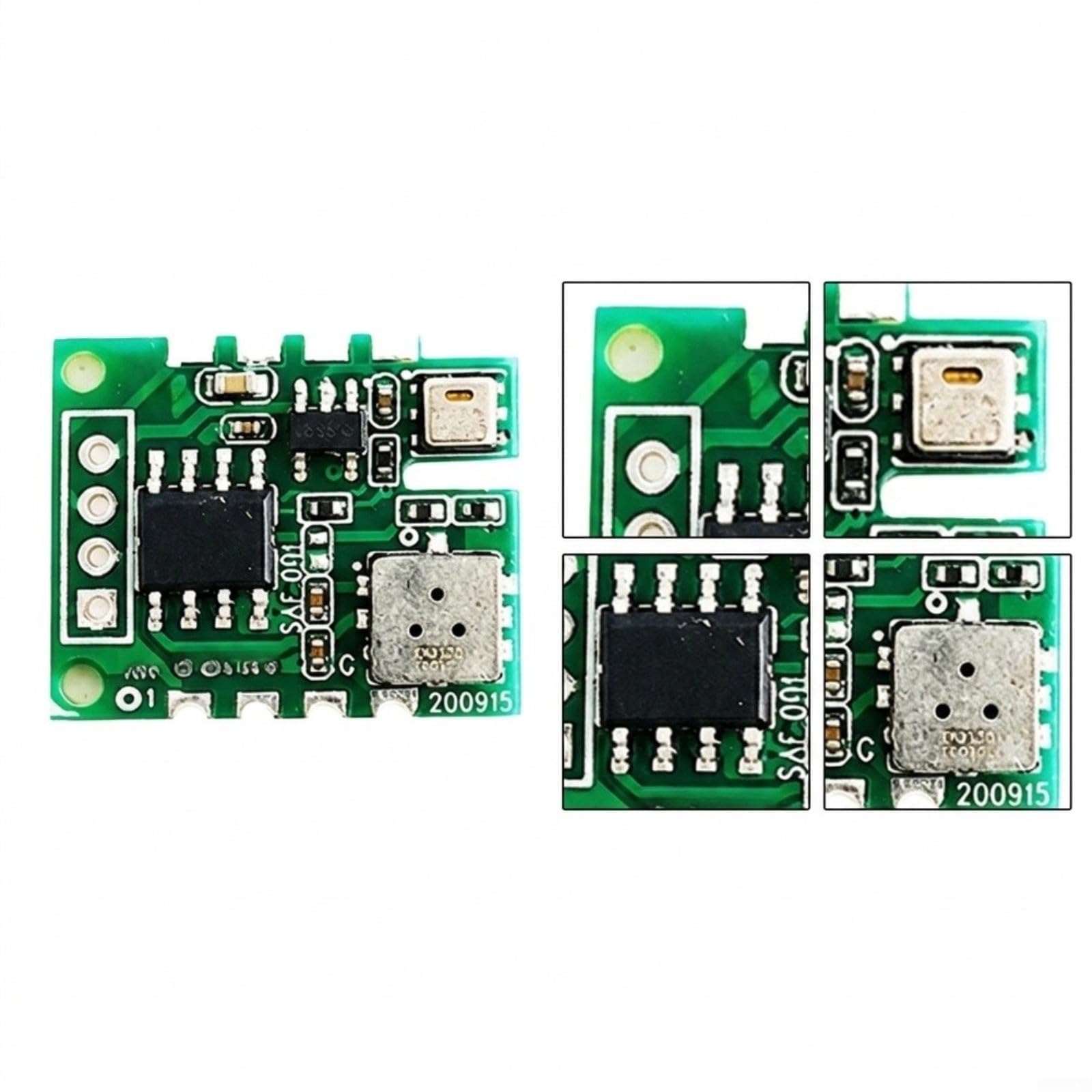 Sensor de gas 3 en 1 AIR.001 con medición de temperatura y humedad | Monitor de temperatura y humidificación, diseño PCB, ideal para el hogar, oficina, laboratorio