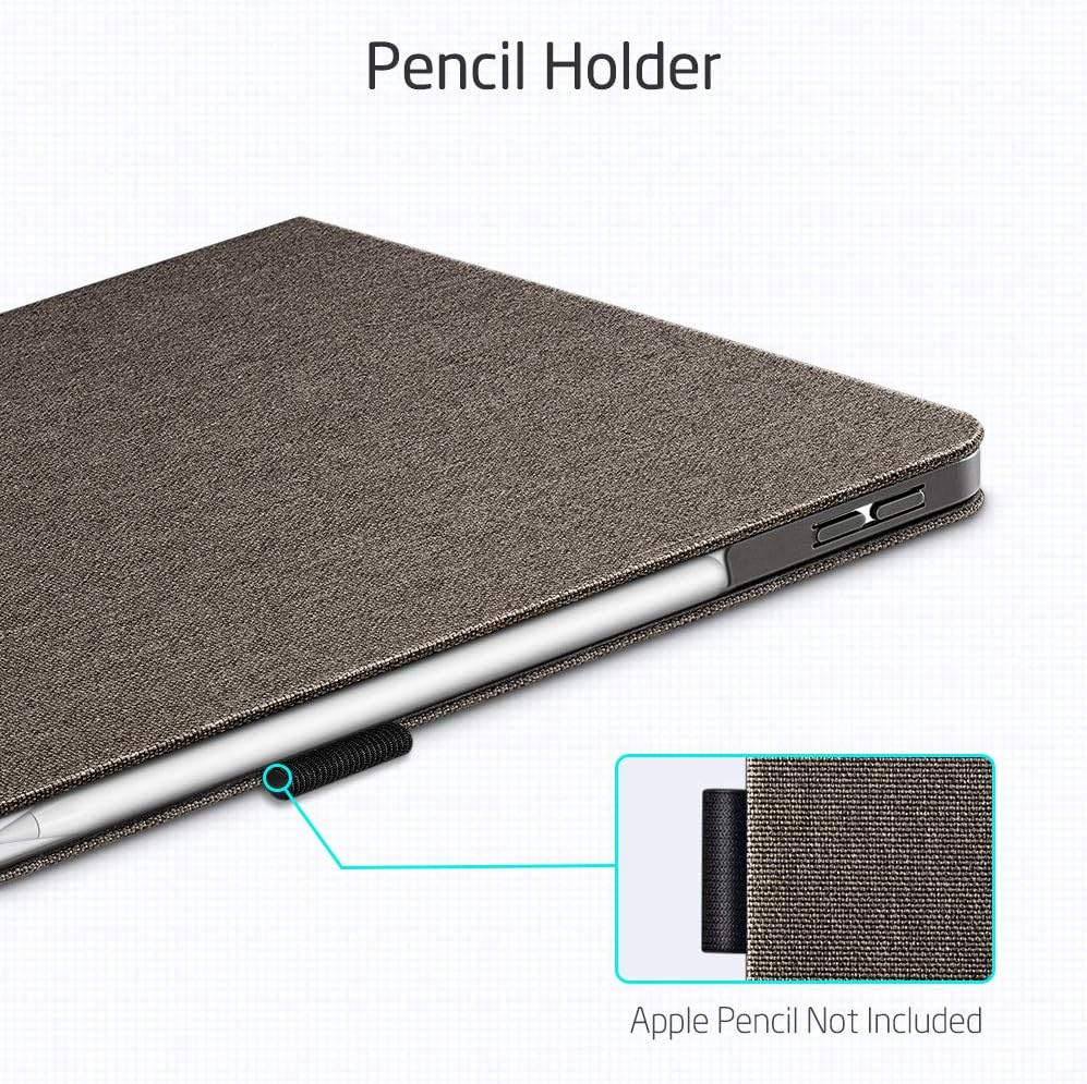 ESR Urban Premium Folio Case V2.0 for iPad Pro 12.9" 2018, [Support 2nd Gen Pencil Wireless Charging],Book Cover Design, Multi-Angle Viewing Stand (NOT for iPad Pro 2020) Twilight