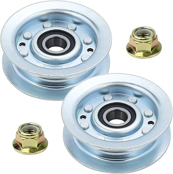 GELASKA 2 Pack GY22172 Idler Pulley Replaces GY20067 for John Deere 42" 48" D140 D100 D105 D110 D130 D155 D160, E140 E160 E170, L100 L110 L111 L120 L130, LA105 LA115 LA120 LA130 LA145 S100 S170 Mowers
