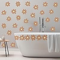Vista 6 de BBTO Calcomanía de Pared de Margaritas Calcomanías de Vinilo de Pared de Flores Pegatinas de Margaritas Calcomanías Florales Despegar y Pegar