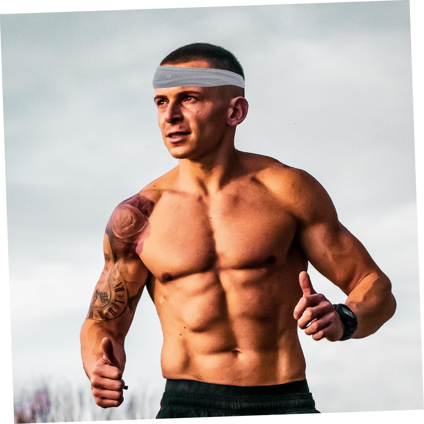 YARNOW 18piezas para Hombre De Bandas De Pelo Absorbentes De Sudor Accesorios De Yoga y Running para Gimnasio y Actividades