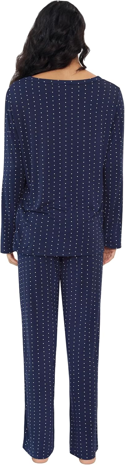 Joyaria Women's Bamboo Viscose Pajamas Set - Cooling Moisture-Wicking Sleepwear for Night Sweats, Soft Lightweight (S-XXL) - Image 6