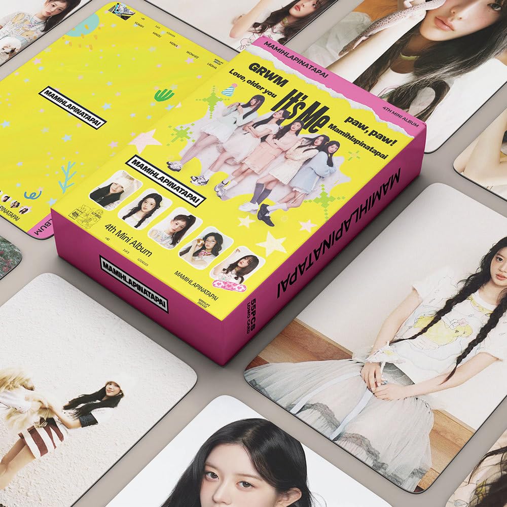 Amazon.com: ILLIT 4th Mini Album MAMIHLAPINATAPAI Lomo Card Set