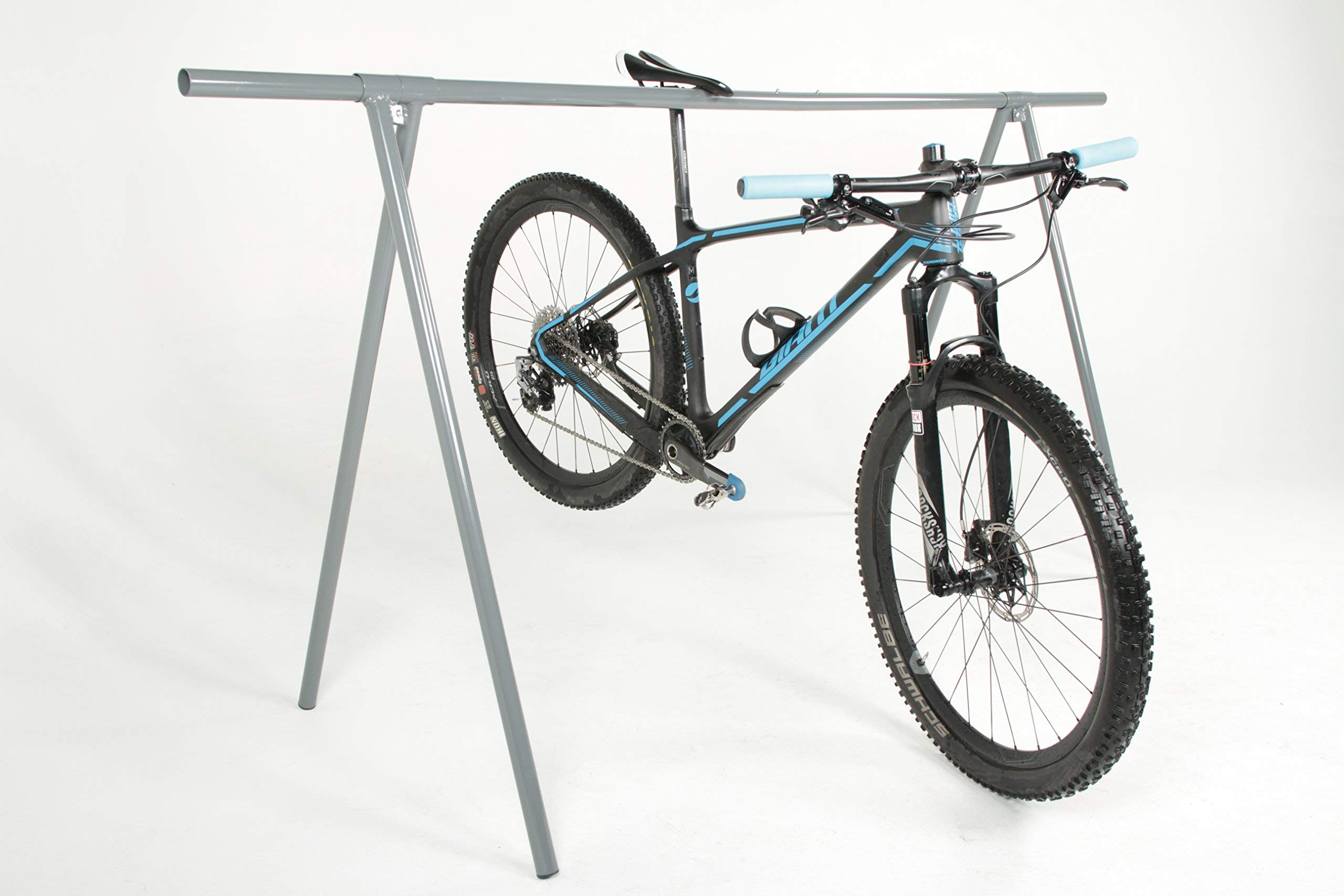 Stationary Outdoor Indoor Bike Rack for Parking Or Home Storage, Holds