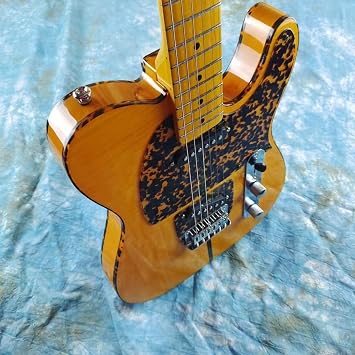 Custom Tiger Pattern Guitar - Double-Sided, Maple Neck