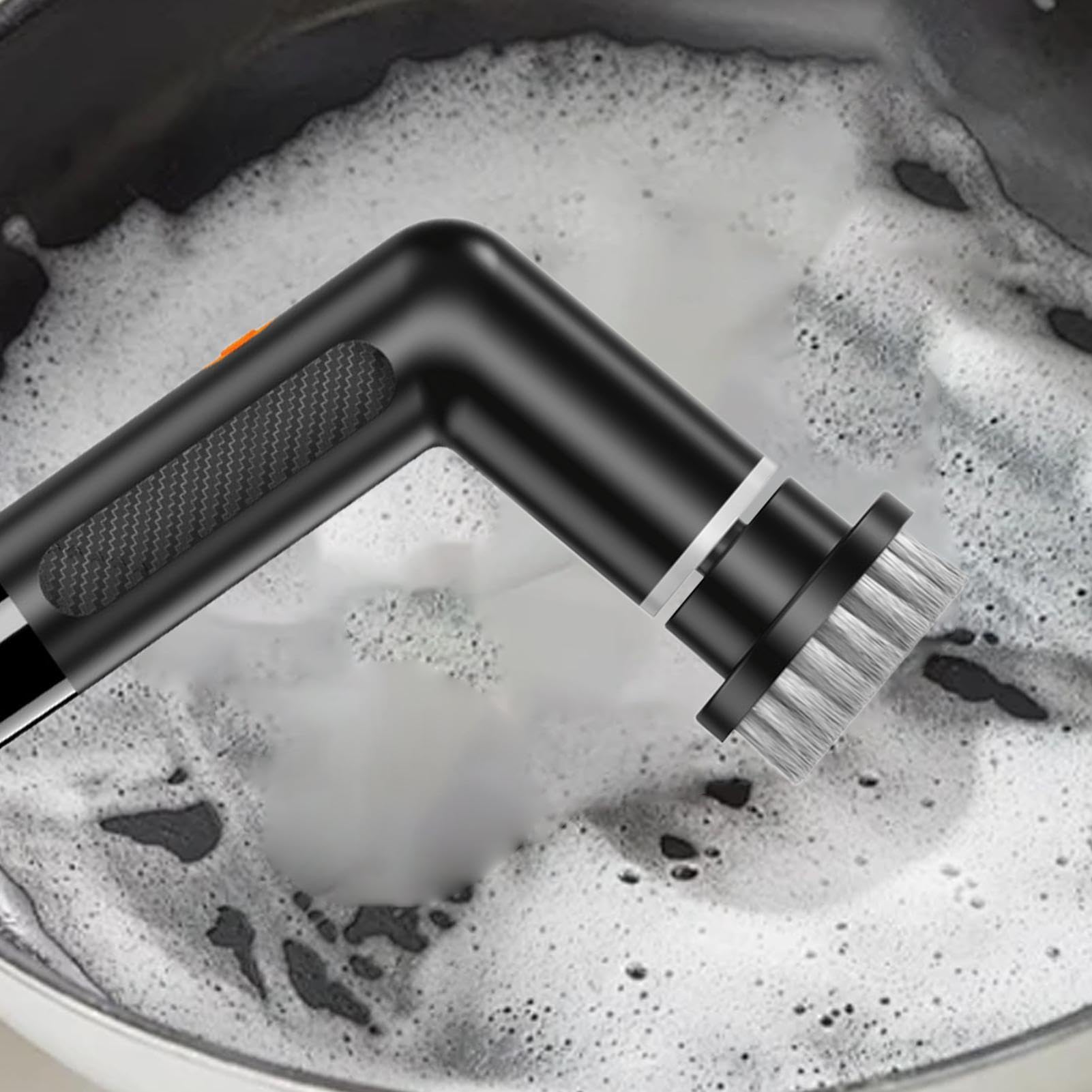 Cepillo Limpiador De Ducha Inalámbrico Giratorio Portátil Impermeable | Fregador De Cocina Portátil Para Ducha Inodoro Cocina Azulejos Bañera Suelo Superficies Hogar