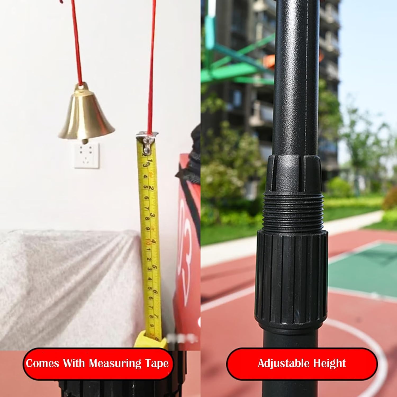 Adjustable Height Vertical Jump Tester,Vertical Jump Training Equipment Tool,Easy to Install for Adult Teen for Volleyball Slam Dunk Jump Training Aid