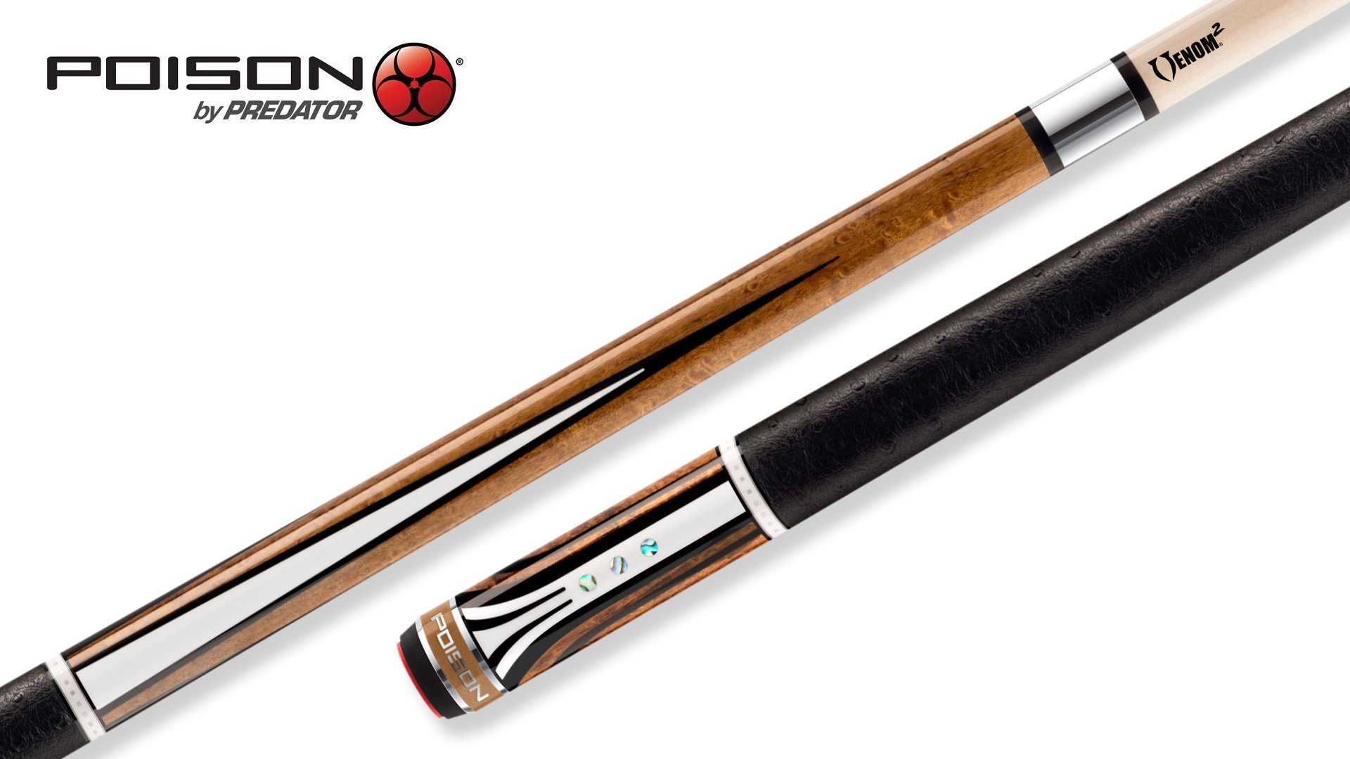 Poison Arsenic³-5 Pool Cue with Venom² Low-Deflection Shaft