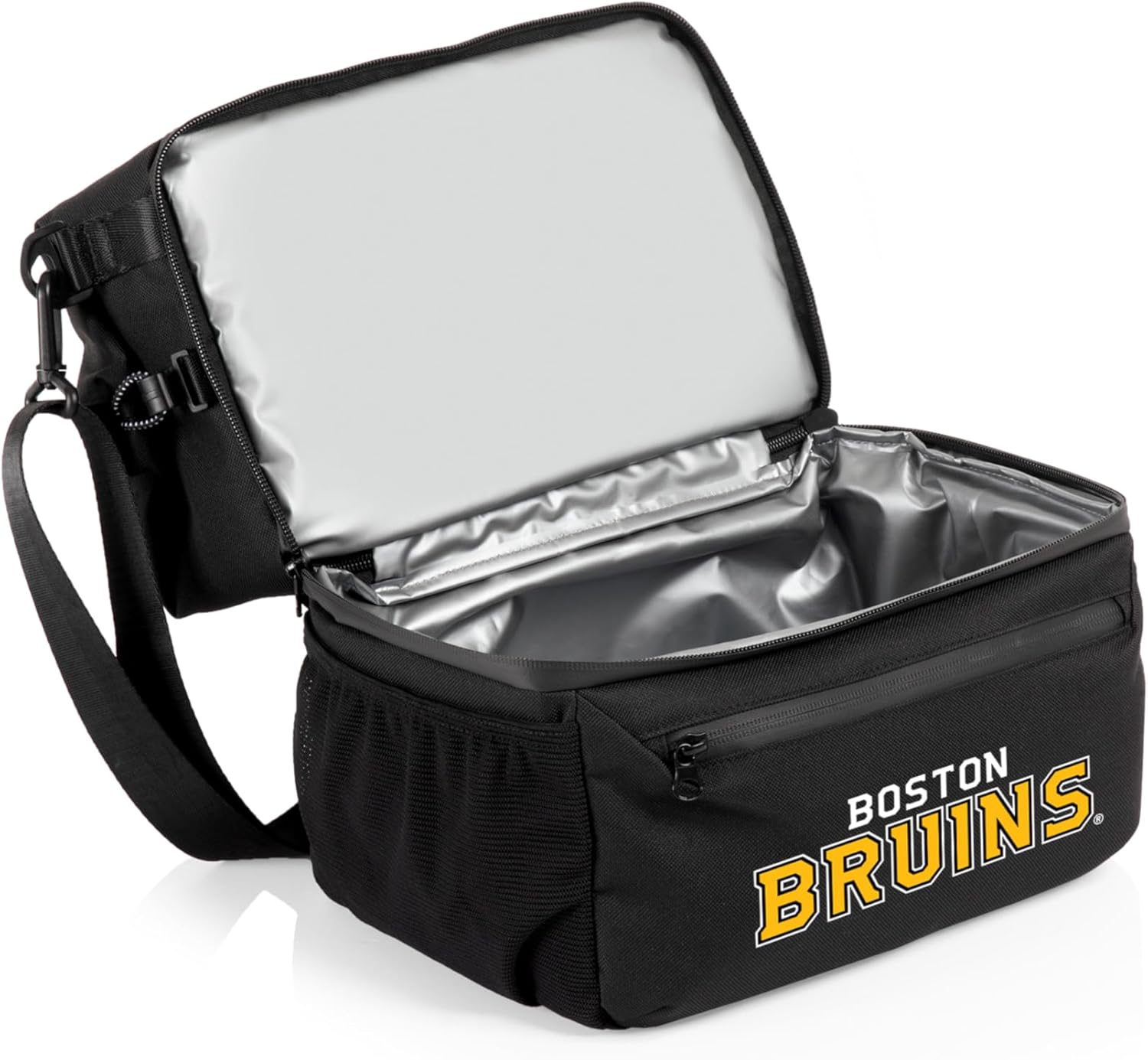 PICNIC TIME NHL Tarana Lunch Bag Cooler with Utensils made from Recycled Material, Lunch Box with Picnic Set, Upcycled Lunch Cooler Bag