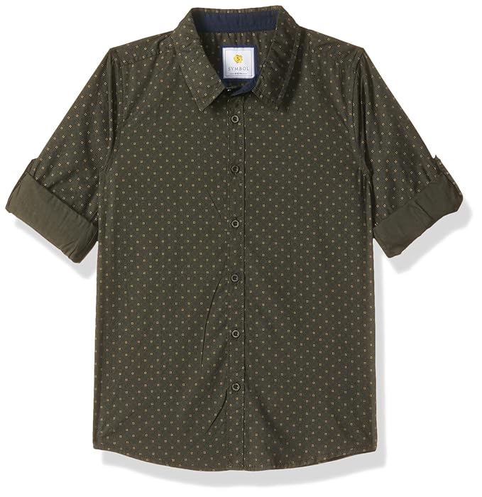 Symbol Boy's Printed Regular Fit Shirt