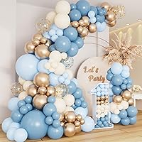 Vista 8 de DBKL Kit de arco de guirnalda de globos rojos, negros y blancos con diferentes tamaños, globos de confeti rojo, negro, blanco, plateado, para ducha