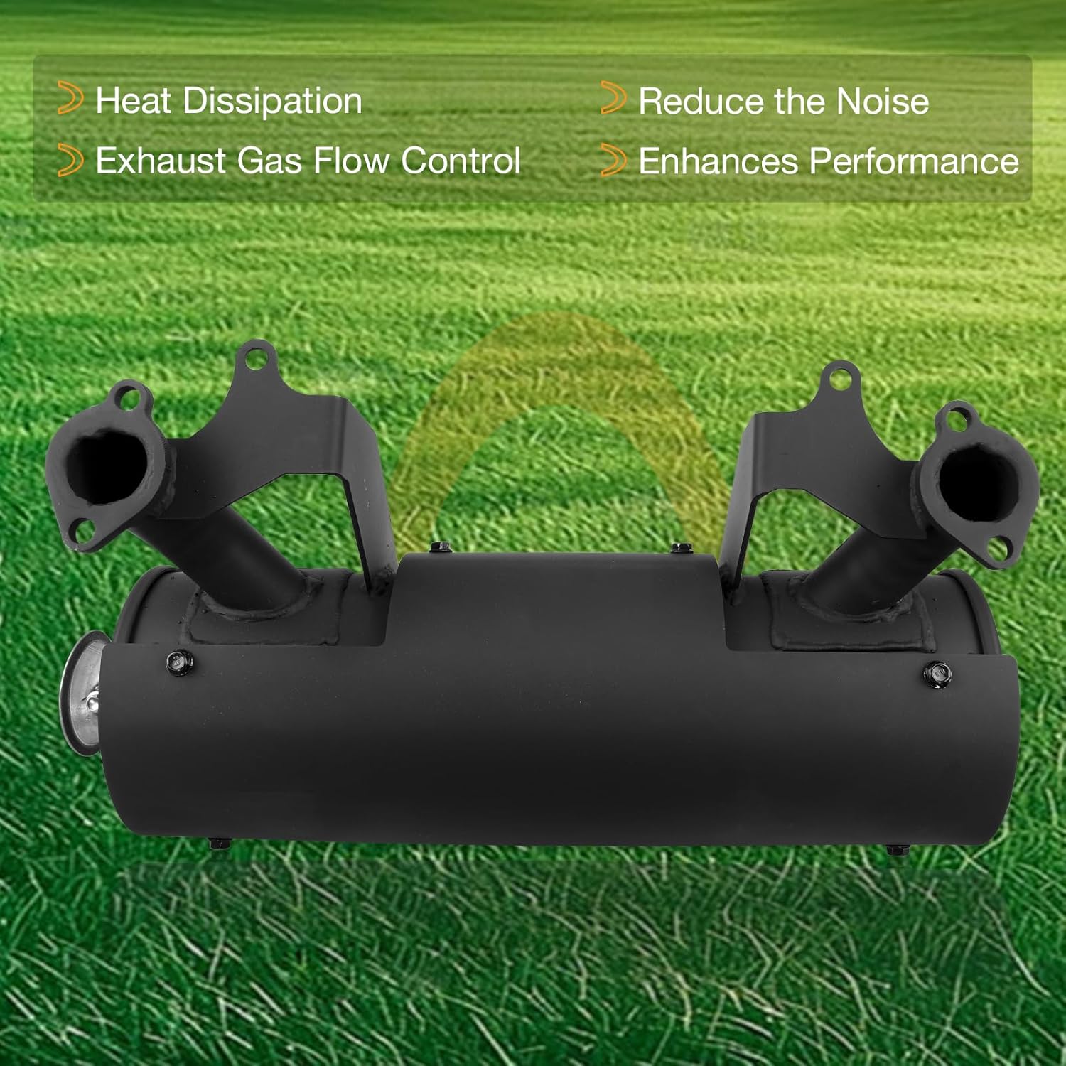 846819 Left Muffler Engine Silencer Replaces# 846153, 843906