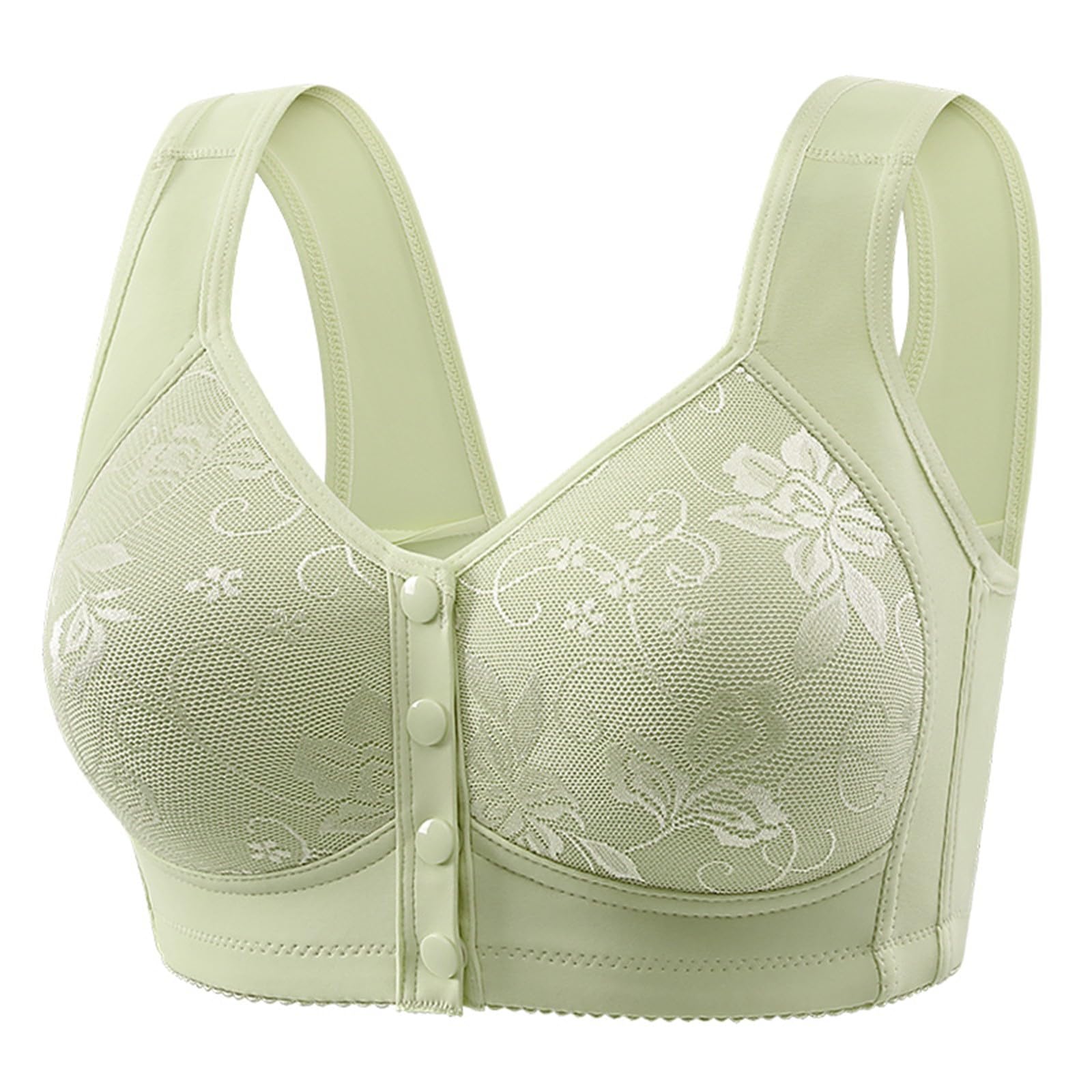 My Orders Dasiy Bra for Old Women 2025 Trendy Fashion Push Up Shapermint Bras No Underwire Comfy Front