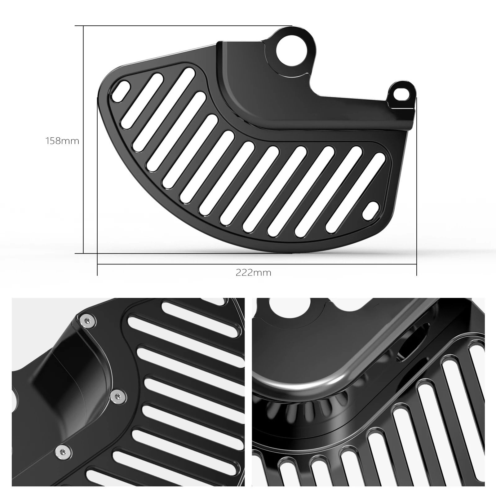 Motorrad Gabelschutz Passend für KTM EXC 300 6D TPI XCW XCFW EXCF 500 450 350 250 200 150 125 2025 2024 SX XC SXF vorne hinten Bremsscheibenschutz(Orange Front)