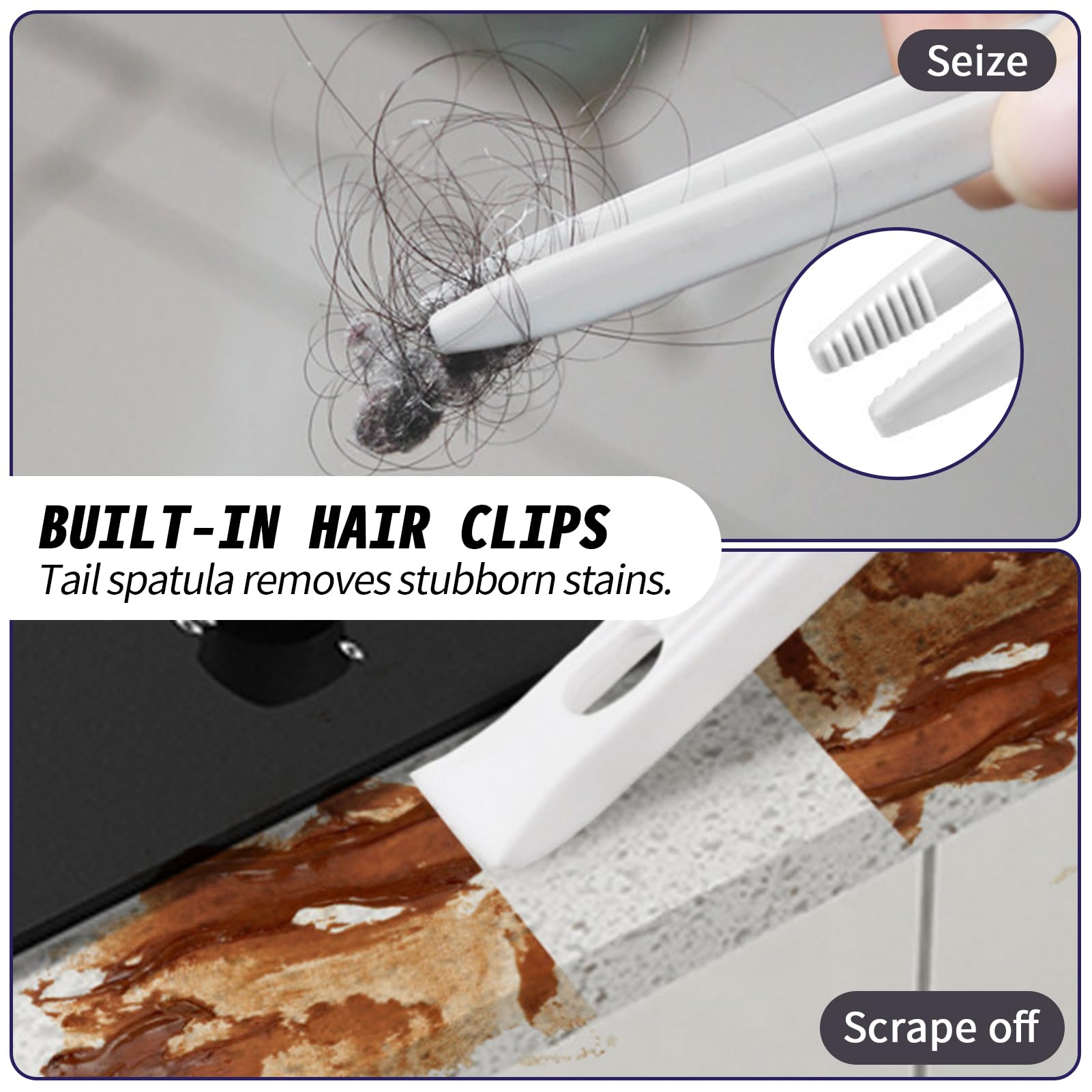 VONJUMA 4 Pcs Brosse De Nettoyage Des Interstices Brosse Nettoyage Brosse De Nettoyage Des Interstices Brosse Joint Carrelage Brosse Salle De Bain Outils De Nettoyage 3 Styles P 392290