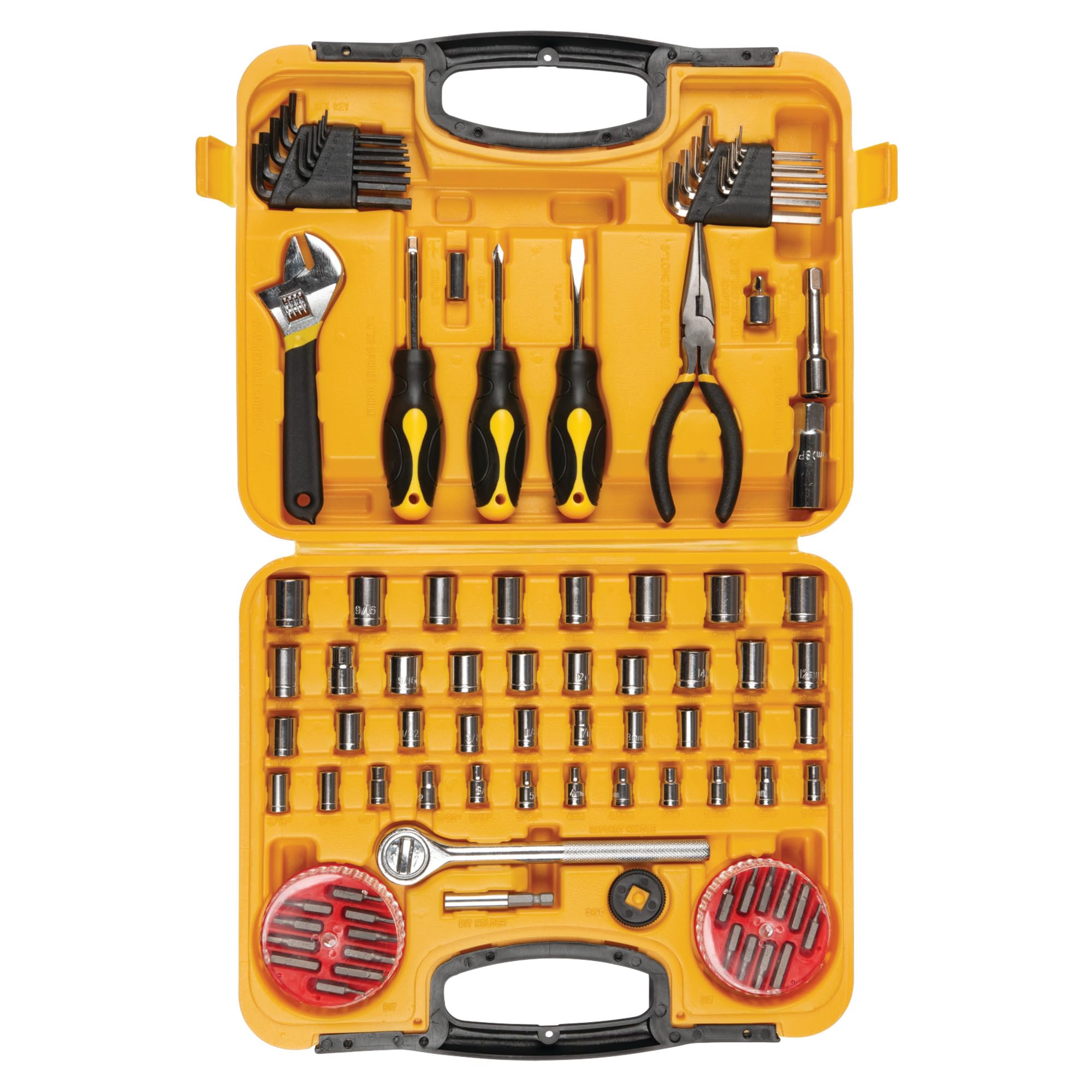 Performance Tool W1538 SAE/Metric Mechaniker-Produktwerkzeug-Set, 94-teilig